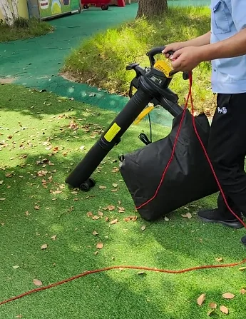 3800W heavy-duty blower and vacuum, high-power multi-purpose tool for clearing leaves and dust in yards.