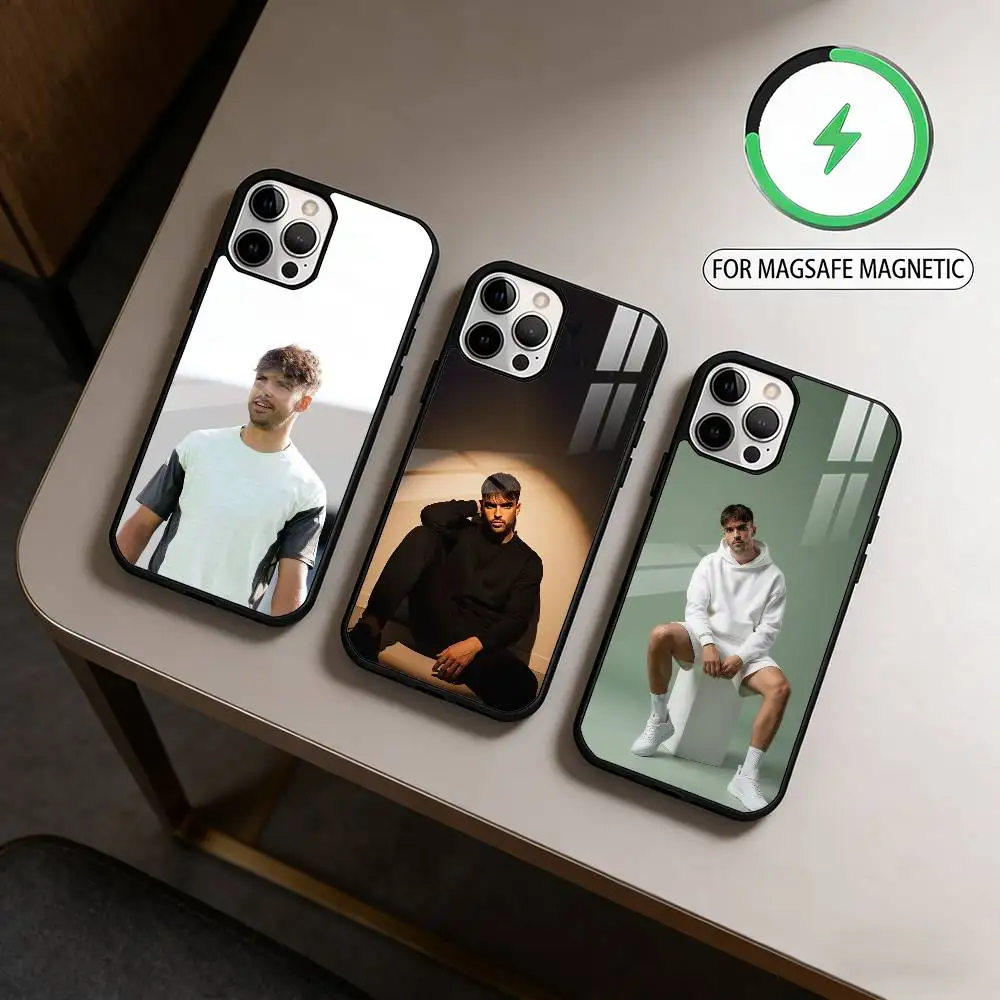 

R-Raul A-Asencio Magnetic For Magsafe Wireless Charging Phone Case For iPhone17,16,15,14,13,12,11 Plus,Pro Max