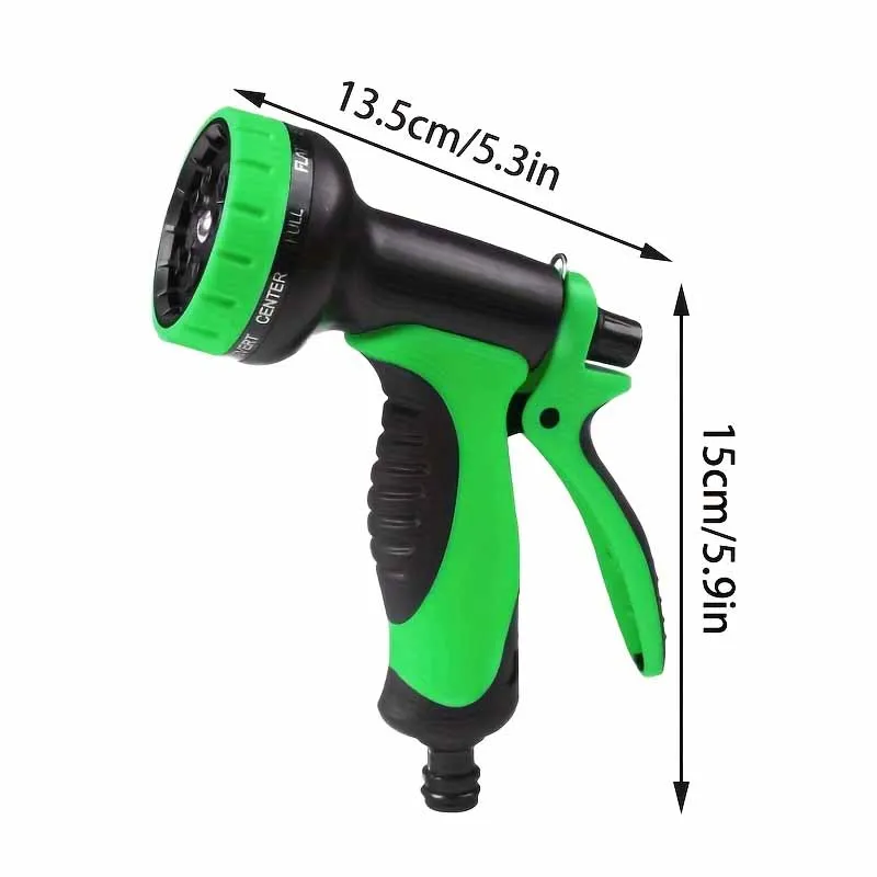 خرطوم توسيع البستانية، مجهز بمسدس مياه للتنظيف بـ 10 وظائف، مناسب لأدوات الري الداخلي/الخارجي