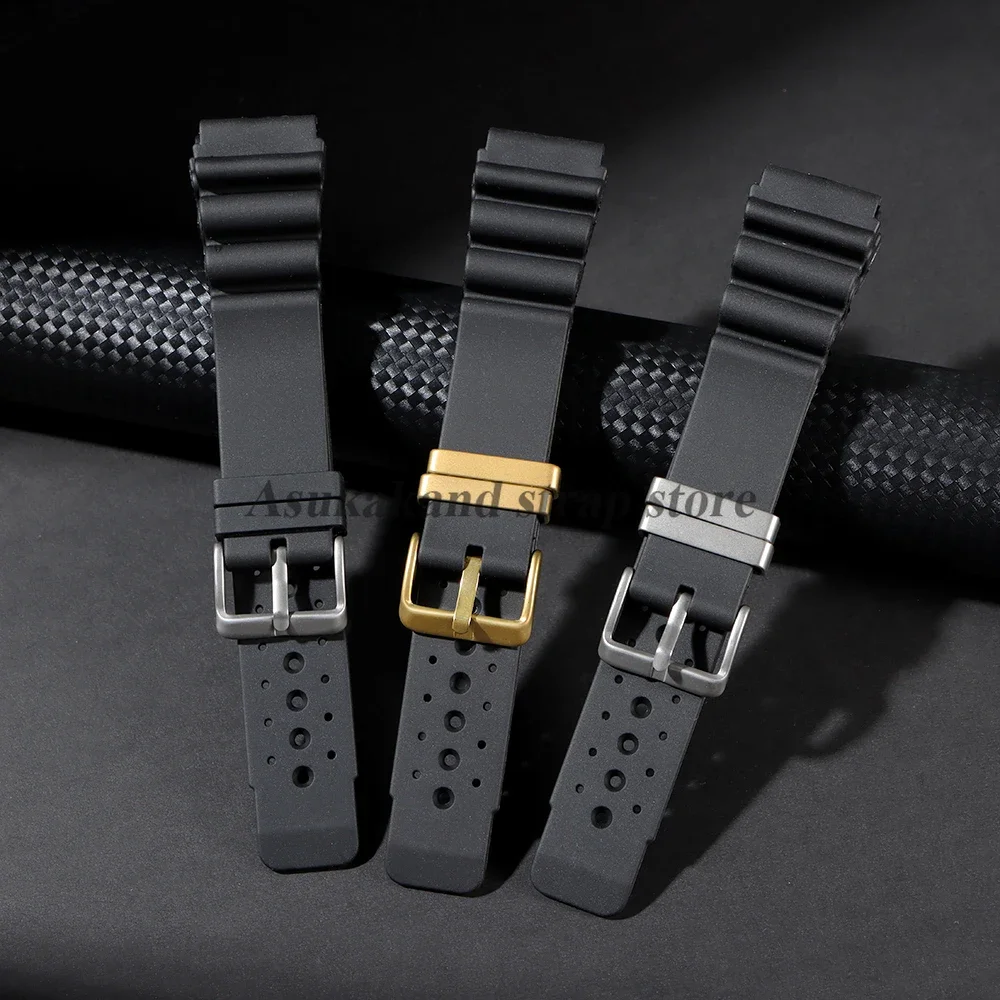 ND الحدود غواص سيليكون حزام 22 مللي متر حزام (استيك) ساعة 20 مللي متر 24 مللي متر ل سايكو للمواطن لشبح المياه ل Promaster المطاط حزام الغوص