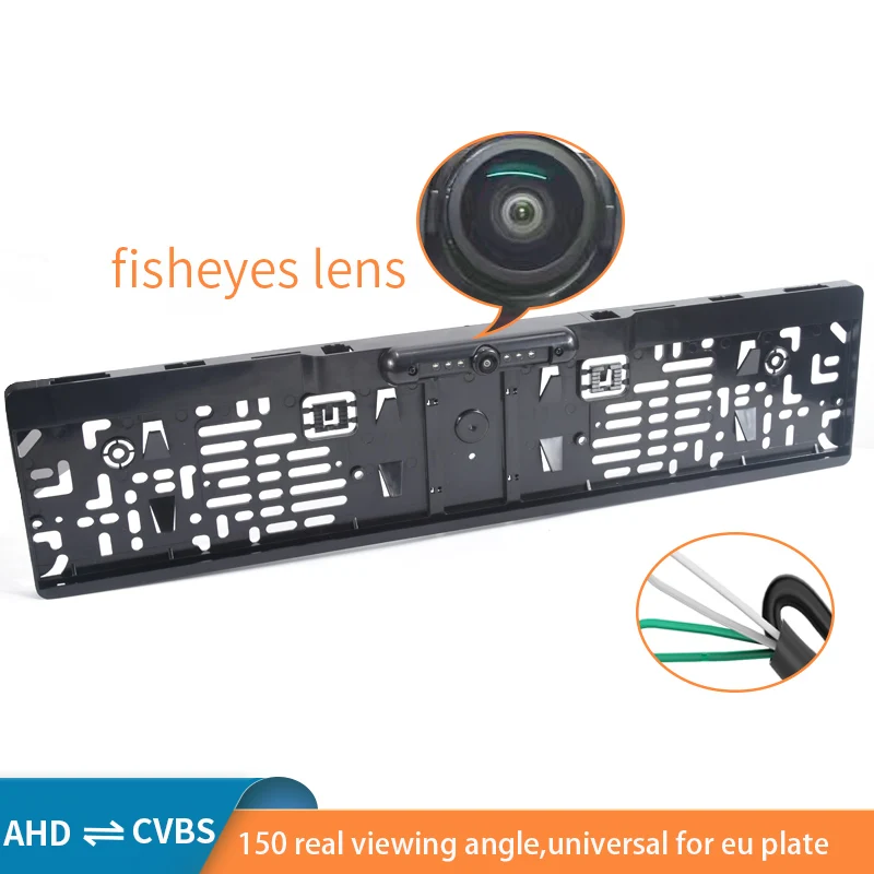 2025 New Arrival 1080P AHD Reverse Camera With Fish eyes 150 Wide Viewing and Shielded Power Cord