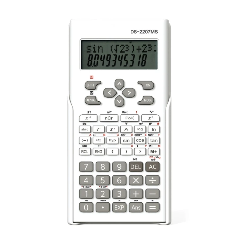 Students Calculator 12 Digits Widescreen Multifunctional Exa Tool Function Portable Scientific Calculator