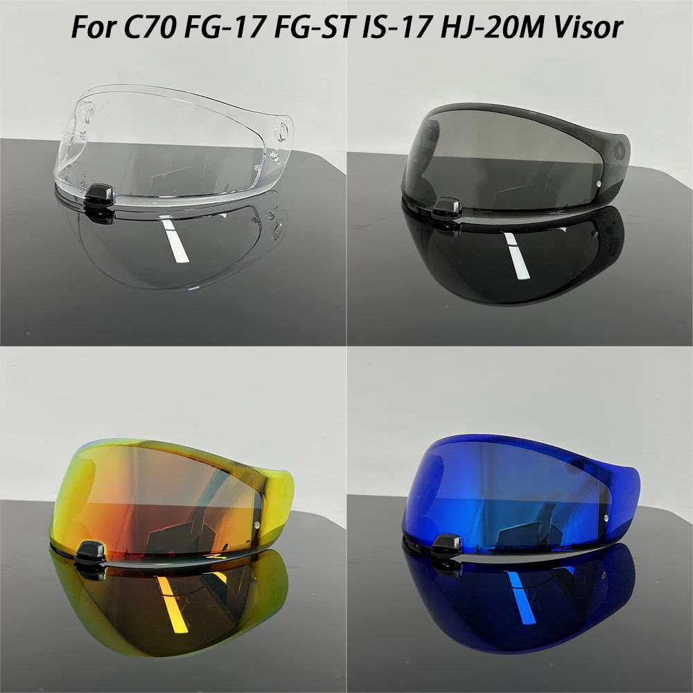 

Motorcycle Helmet Visor Clear Smoke For HJC FG-17 FG-ST IS-17 C70 Visor Lens