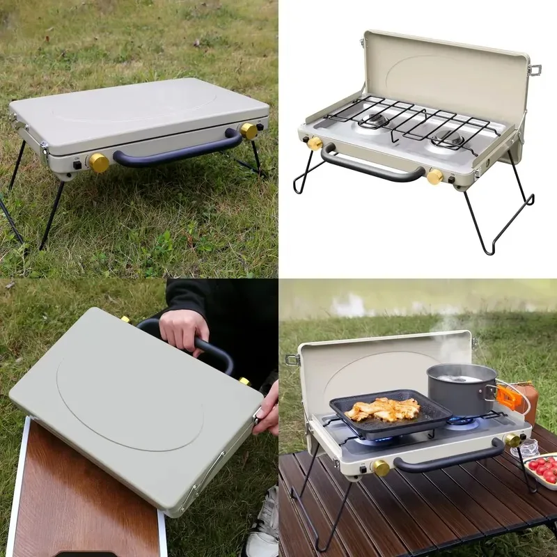 Outdoor Camping Stove Desktop Gas Stove Foldable Hot Sale CE Certification