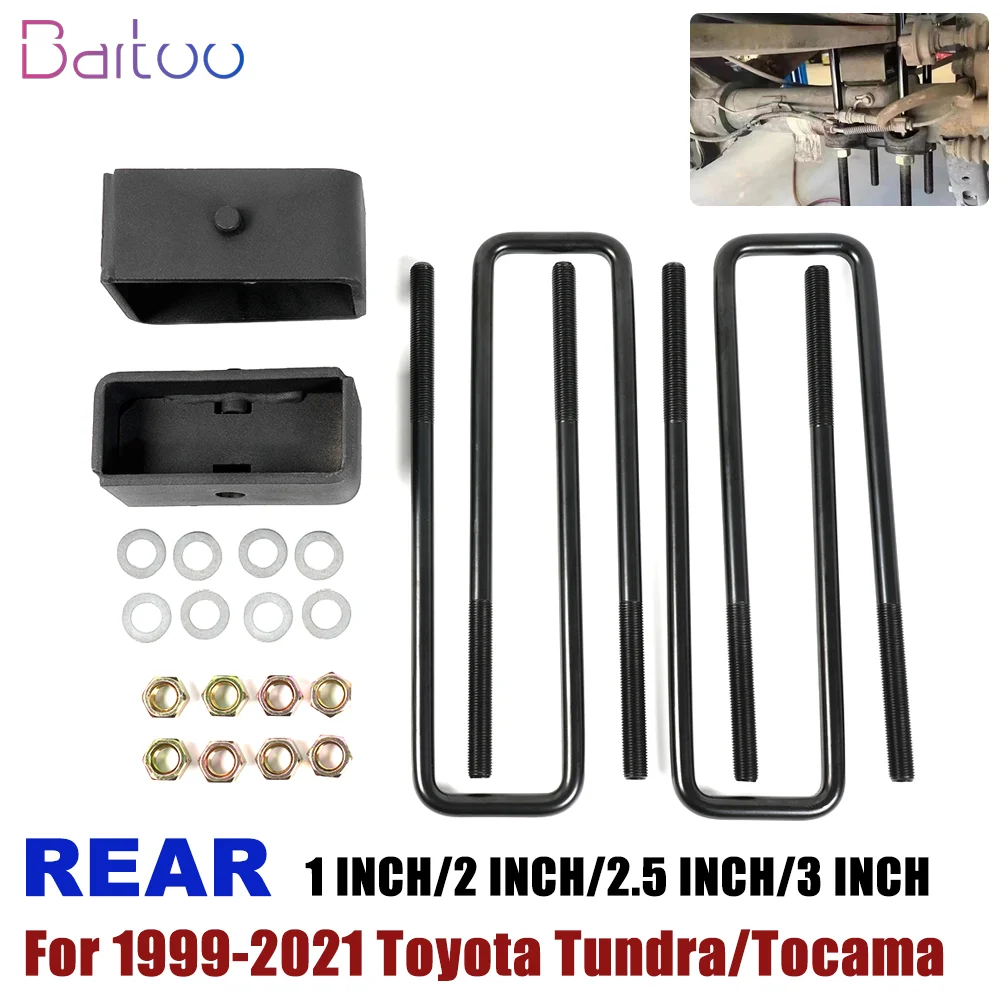 

2PCS 1" 2" 2.5" 3" Rear Leveling Lift Kit For 1999-2021 Toyota Tundra Tacoma 2WD 4WD Chassis Lift Rear Full Lift Kit THB081