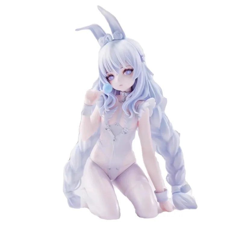 

Azur Lane Kneeling Vicious Figure Lazy White Rabbit Two-dimensional Bunny Girl Beautiful Girl Model Desktop Ornament in Stock