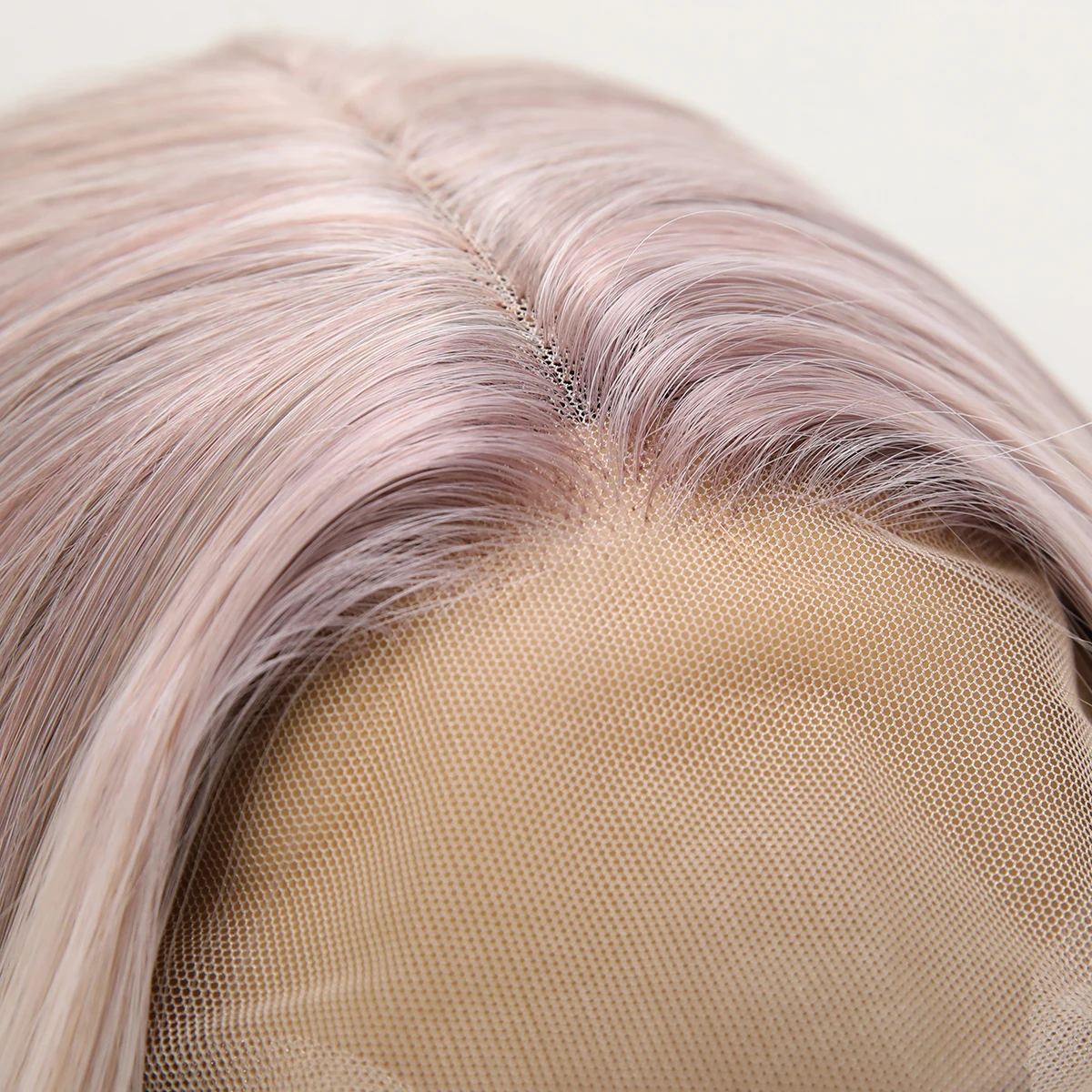 Smilco Omber Grey T-Part 13X5X1 Lace Front Curly Wigs For Women Long Hair Synthetic Lace Front Wig Daily Party Heat Resistant