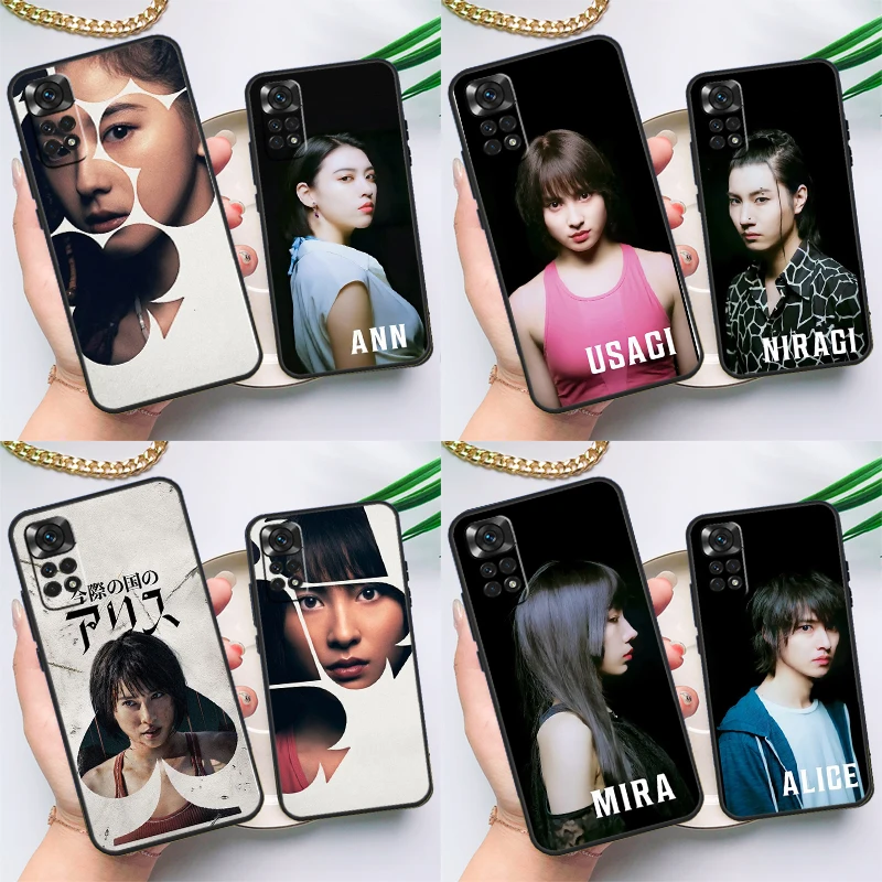 Alice in Borderland TV Case For Xiaomi Redmi Note 10 11 Pro 8 9 12 Pro 11S 10S 9S Redmi 9 10 12C 9C 10C Back Cover