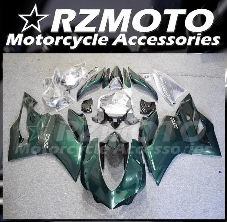 

Injection New ABS Motorcycle Fairings Kit Fit for Ducati 959 1299 Panigale s 2015 2016 15 16 17 18 Bodywork Set Custom Green