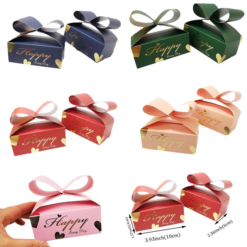 

50/100PCS Marble Gift Candy Box for Baby Shower Creative Chocolate Box Package Party Supply Favors Wedding Gift Boxes for Guests