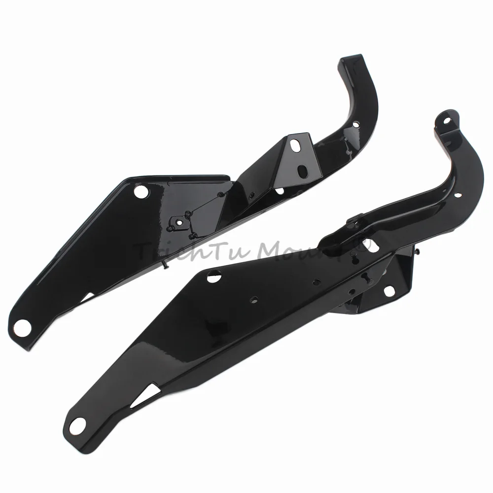 Motorcycle Batwing Heavy Duty Head Fairing Support Brackets Fit For With Harley 1996-2013 Touring Electra Glide Street Glide