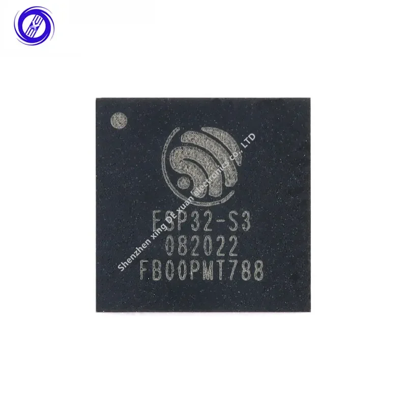 ESP32-S3 ESP32-S3FN8 ESP32-S3R8V ESP32-S3R8 QFN-56 WiFi Wireless BLE Dual-core MCU Chip SMD IC BLE 5.0 8MB Flash 32bit 1.8V 3.3V