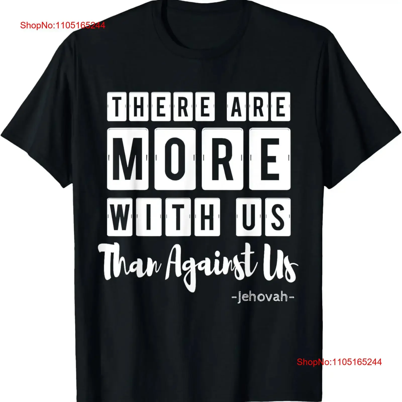 Tournesse de jéhovah étude Bible il y a plus avec nous t-shirt vintage délavé streetwear élégant étiré légèrement confortable