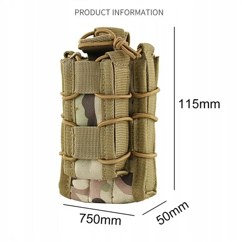 Tactical Molle Double Magazine Pouch,M4 M14 Airsoft Single 9mm Mag Carrier,Holder,Holster Hunting marsupio