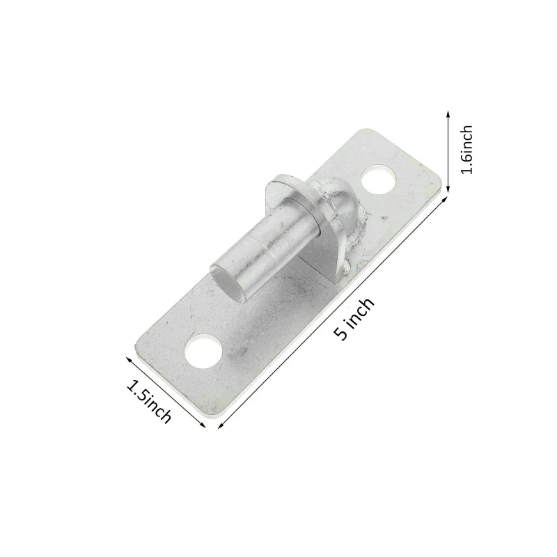 2/4 Piece Wall Mounted Door Hinge Kit Heavy Duty Outdoor Hinge for Privacy Fence Door Barn Door Metal Wood Frame Durable Strong