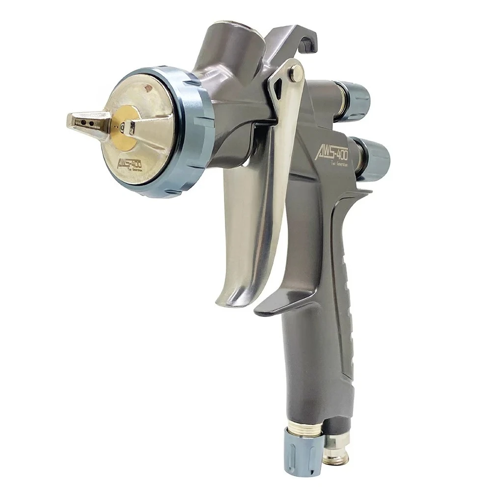 1.3mm High Atomization Automotive Sheet Metal Paint Spray Gun Furniture Varnish Paint Spraying 600ml WS400 Pneumatic Spray Gun