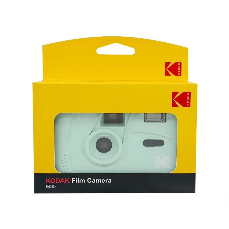 Пленочная камера Kodak Green 35 мм, 1/2/3/4/5 шт. Kodak M35, ручная ретро-классическая пленочная камера 135, одноразовая пленочная камера