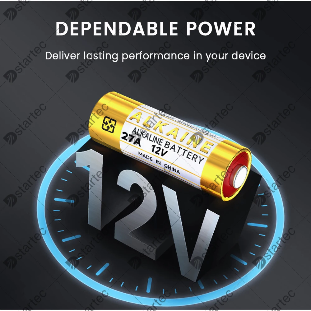 Eunicell NEW 50mAh 12V L828 27A Alkaline Battery G27A MN27 MS27 GP27A A27 V27GA A27BP K27A VR27 for Doorbells Alarm Power Remote