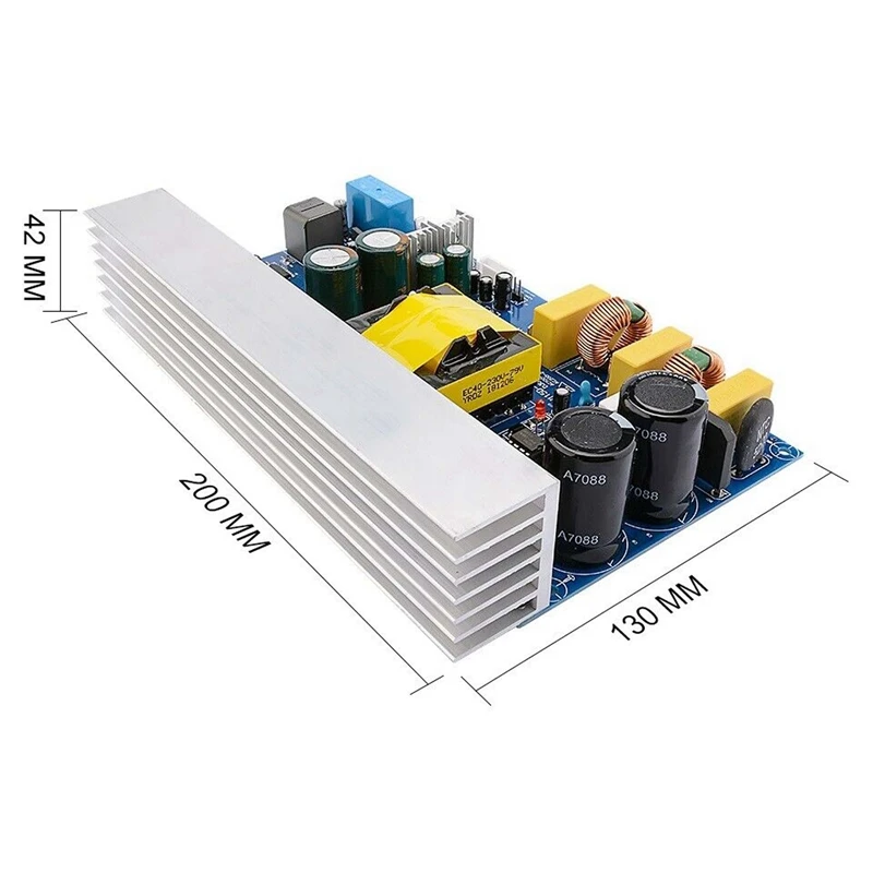 Amplificateur haute puissance de classe D, panneau d\'amplification Mono, puissance de crête 1000W, avec alimentation de commutation