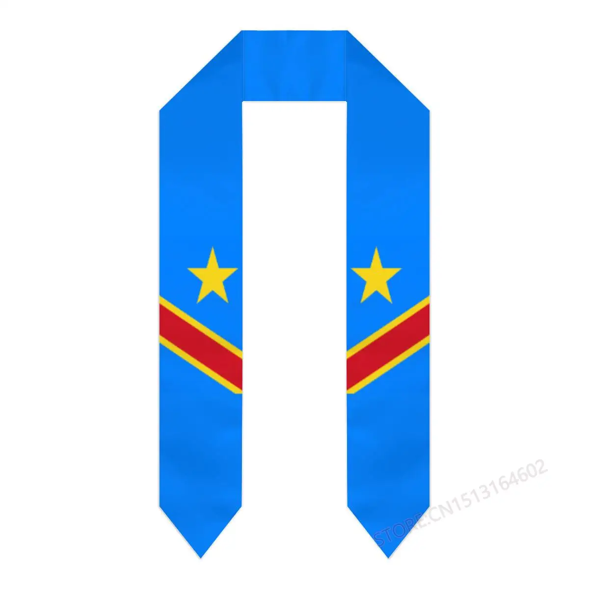 Nombre o logotipo personalizado, bufanda de bandera de la República Checa, graduación, estola, faja, estudio internacional en el extranjero, chal de