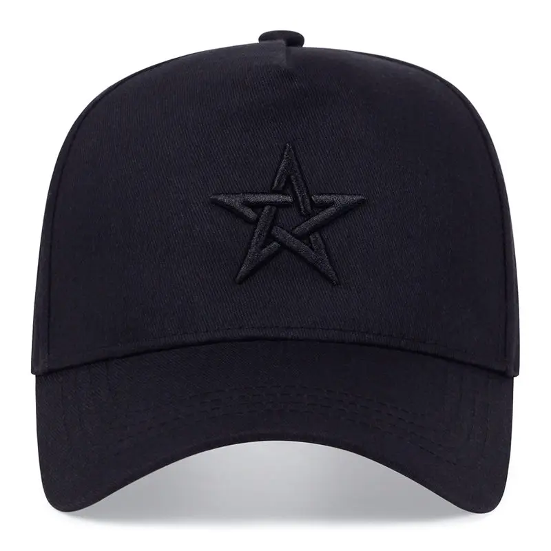 Men Women Hip Hop Baseball Cap Pentagram Embroidery snapback Hat Summer Outdoor Sun hat dad Hats Fashion Trucker Caps gorras