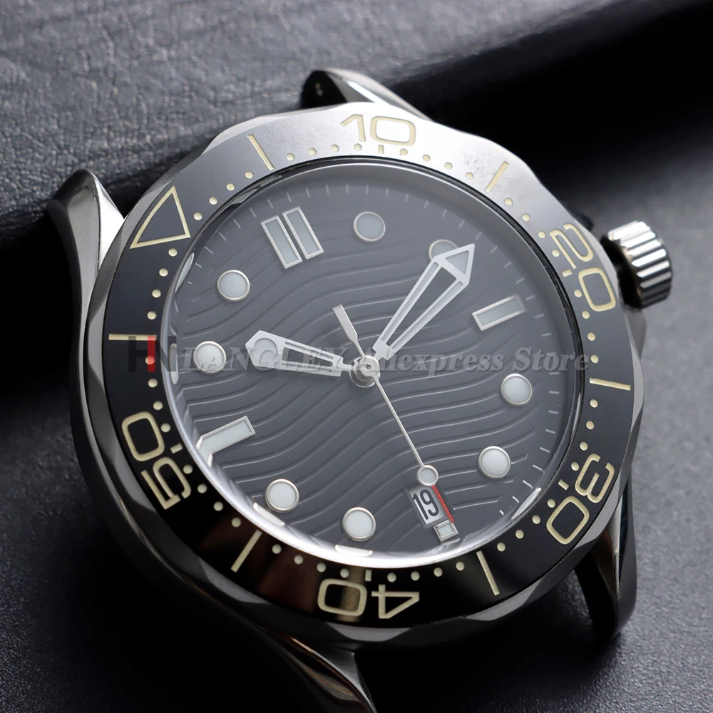Silver Aiguille Seamaster Style NH35 Watch Hands Green C3 Luminous Watch Pointers for Seiko NH35 NH36 Automatic Movement Parts 4