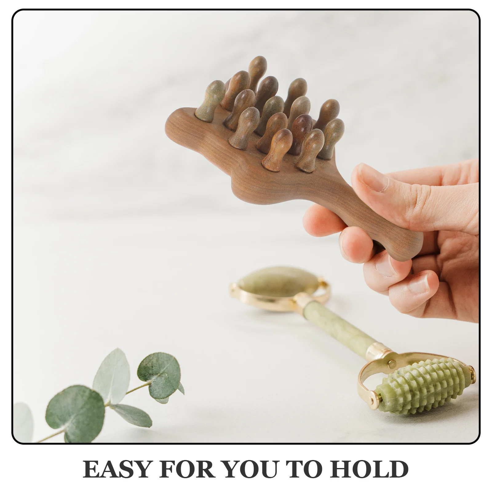 

Innovative Wood Craft Massage Comb with Ergonomic Design Comfortable Scalp Scraping Tool for Home Or on-The-Go Relaxation Needs