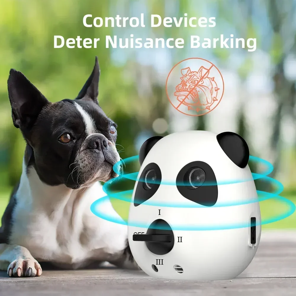 Ultrasonic Bark Stopper Cute Cartoon Shape Dog Repeller, Rechargeable Bark Control Device Anit Barking Training Clicker Silencer