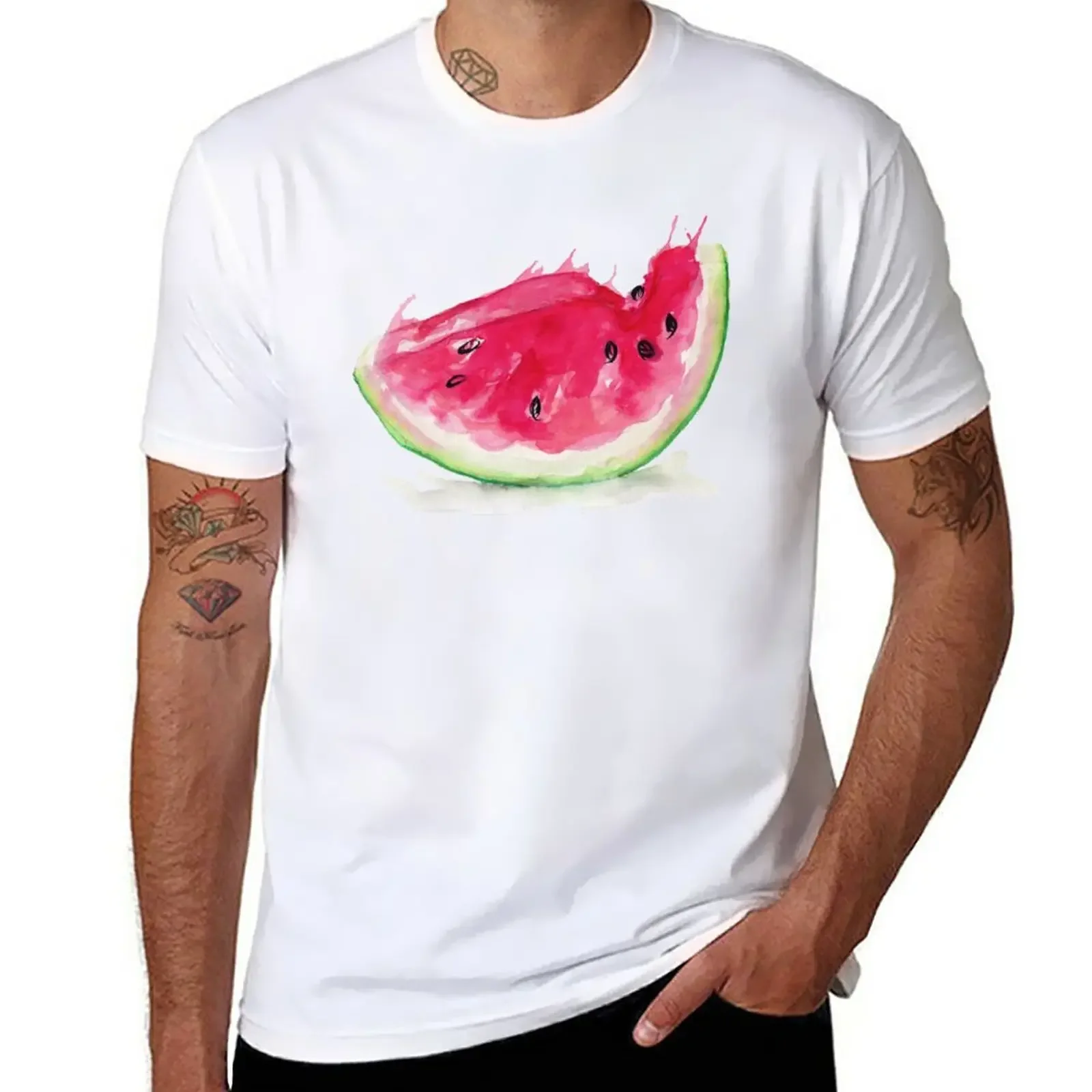 Watermelon T-Shirt new edition sports fans men t shirt