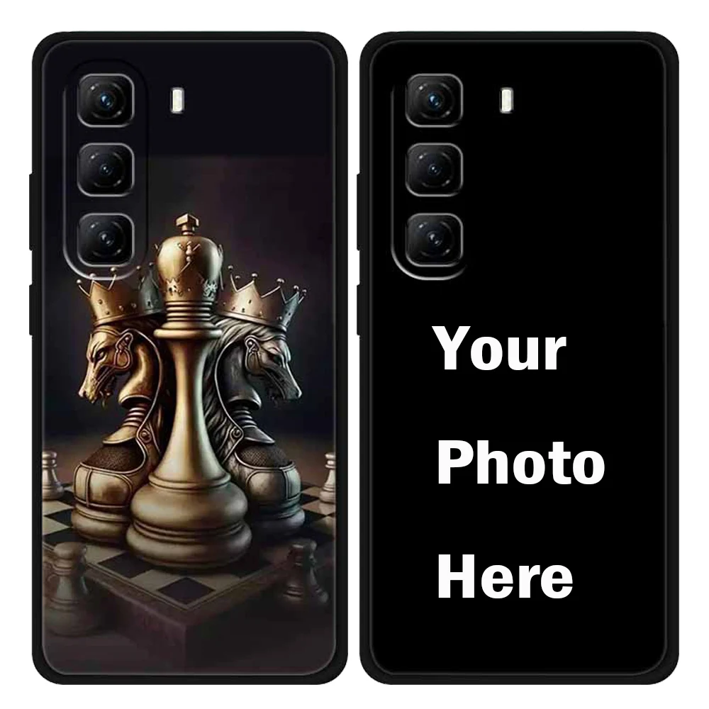 Personalisierte DIY-Handyhüllen mit Fotos für Infinix Hot 50 5G Hot50 Pro Plus 4G, Geburtstag, Hochzeiten, Bild Softcover, niedlich