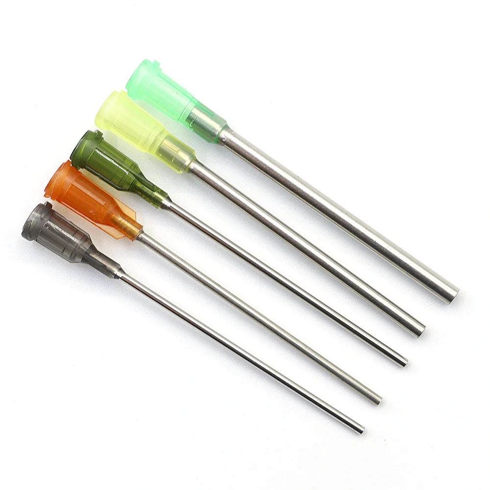 Imagem -02 - Agulha de Seringa Dispensadora Agulha de Cola para Enchimento Tinta e Seringas Especificações Diferentes 50 mm Pol 30 Pcs