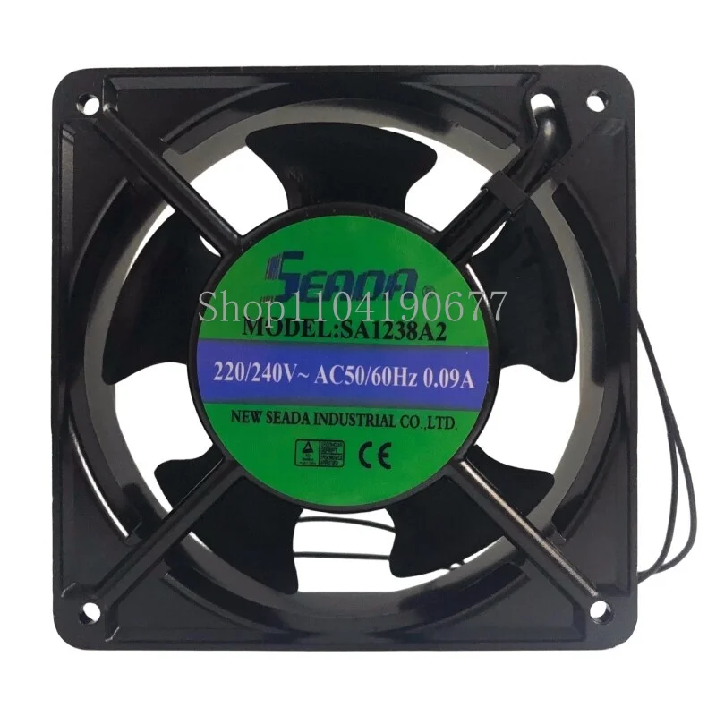 For SEADA 0.09A Laser Welder Cooling Fan SA1238A2 2-Wire Intelligent Cabinet Fan