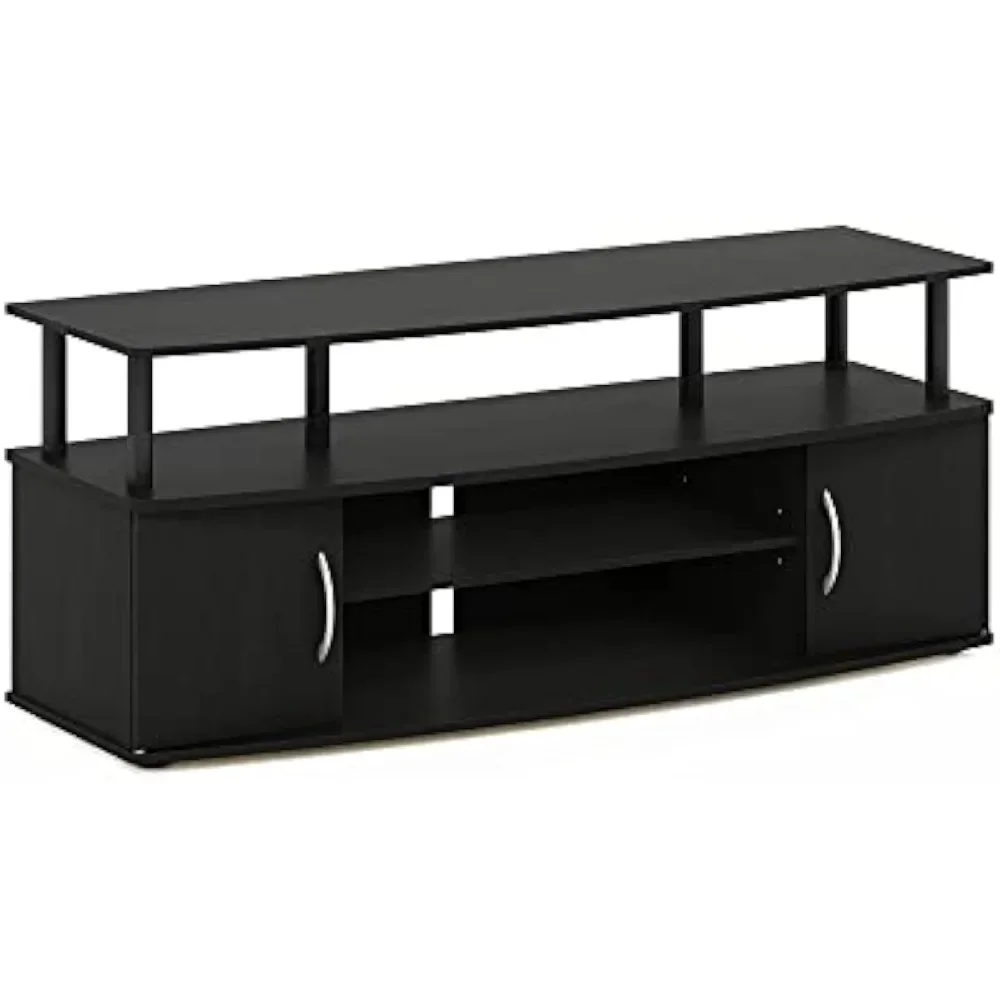 

Large Entertainment Stand for TV Up to 55 Inch, Blackwood