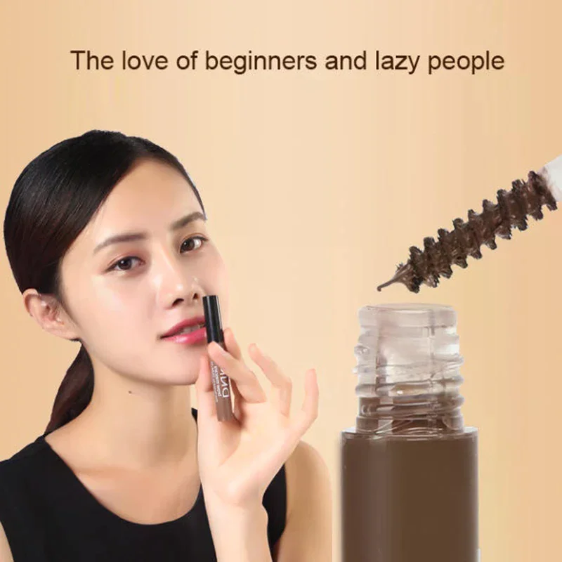 Waterproof Makeup Eye Brow Gel Coffee Black Brown Color Eye Brow Makeup Tools Eyebrows Paint Eyebrow Tint Mascara Long Lasting