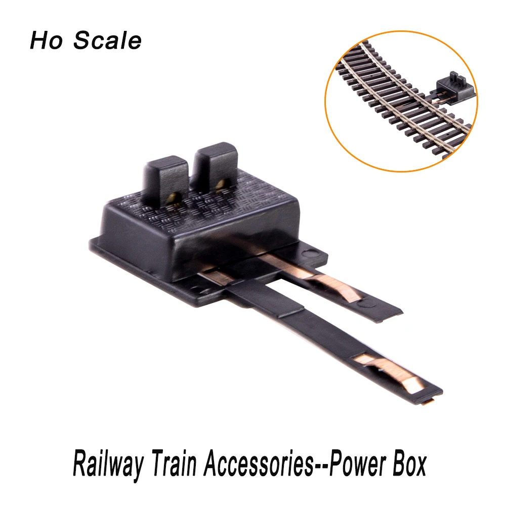 1PC Ho Sale 1:87 Railway Train Accessories Power Box Electric Train Track Power Strip Kits