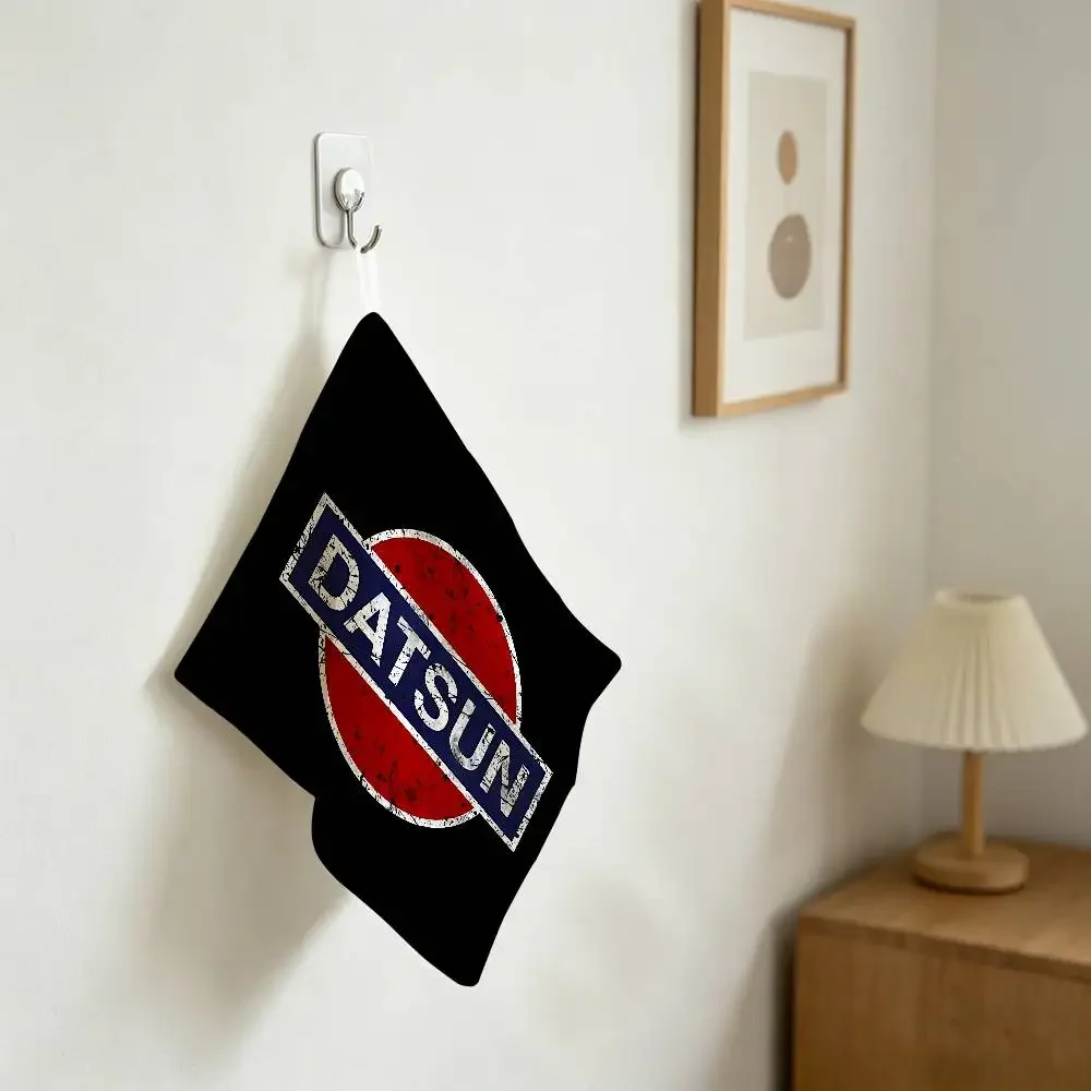 D-Datsun Gray Reusable Hanging Kitchen Towel, Polyester Cotton Soft Fabric For Office Home Daily Life