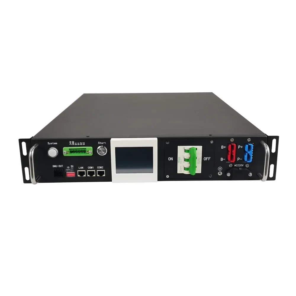 120S 384V/50Amp 2U Standard Case For High Voltage Bms With Relay Contactor Slave And Master 2-3 Level Structure