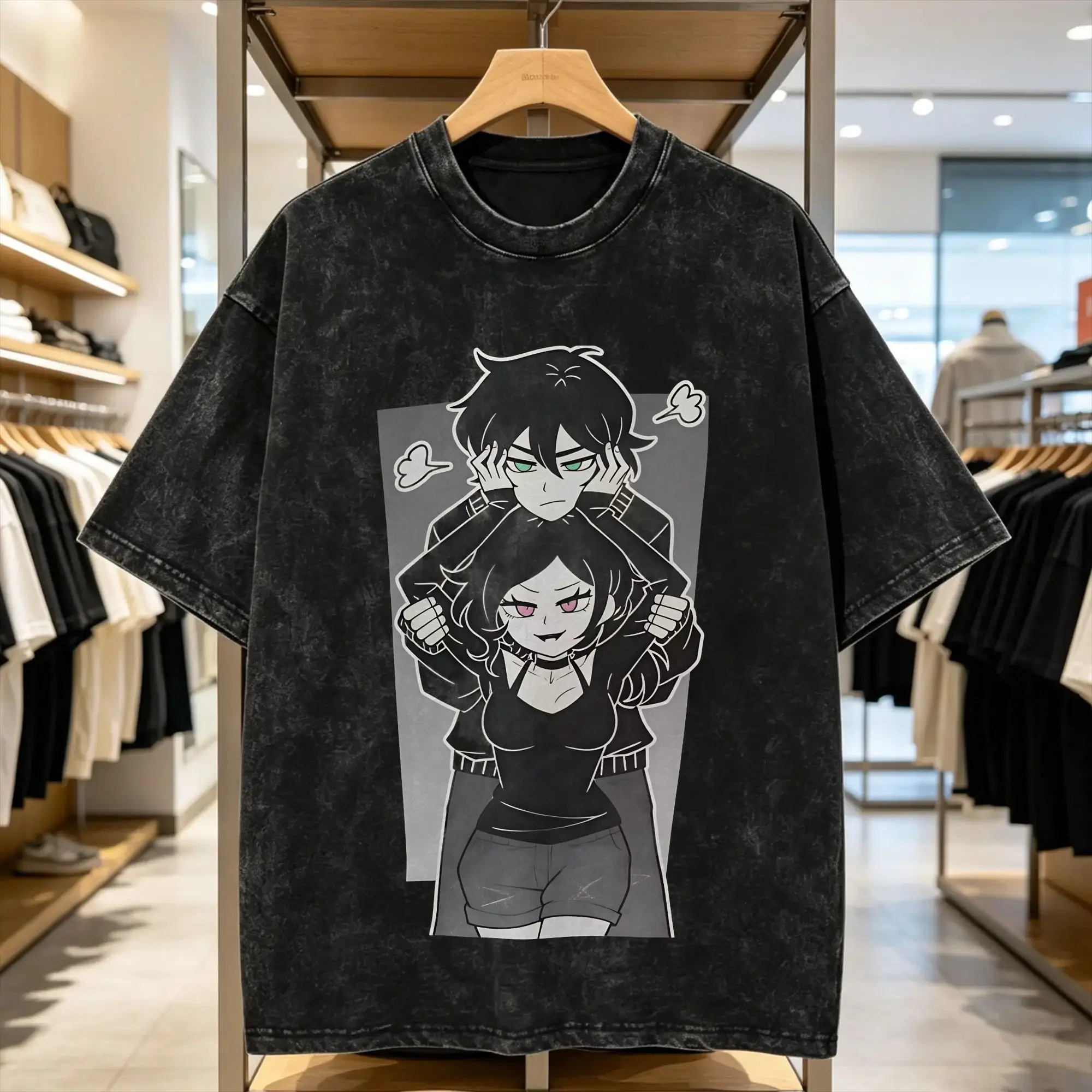Game Andy And Leyley T-Shirt für Herren, Baumwolle, Neuheits-T-Shirt, Rundhals-T-Shirts, kurzärmelige Oberteile, Geschenkidee