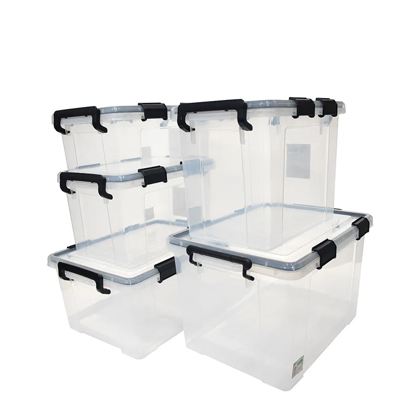 

Transparent Moisture-Proof 35L Storage Box PP Cloth Organizer for Quilts Dry Goods 1cm Dimensional Tolerance Household Item