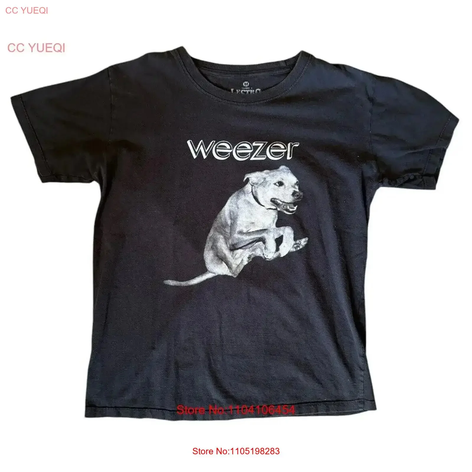 

Футболка Weezer Raditude Dog, мужская, средний размер, черная, Y2K, редкая винтажная стираная уличная дизайнерская одежда, мужская одежда