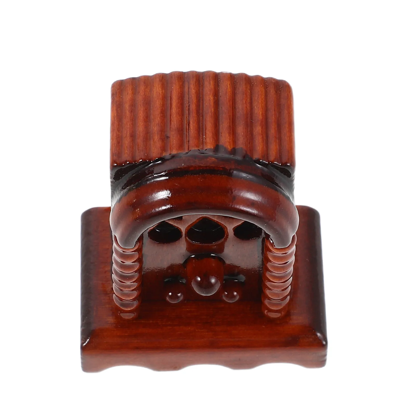 

Wooden Dollhouse :12 Scale Miniature Vintage Furniture Realistic Simulation for Home Decor Diorama Setup Photo Prop Retro