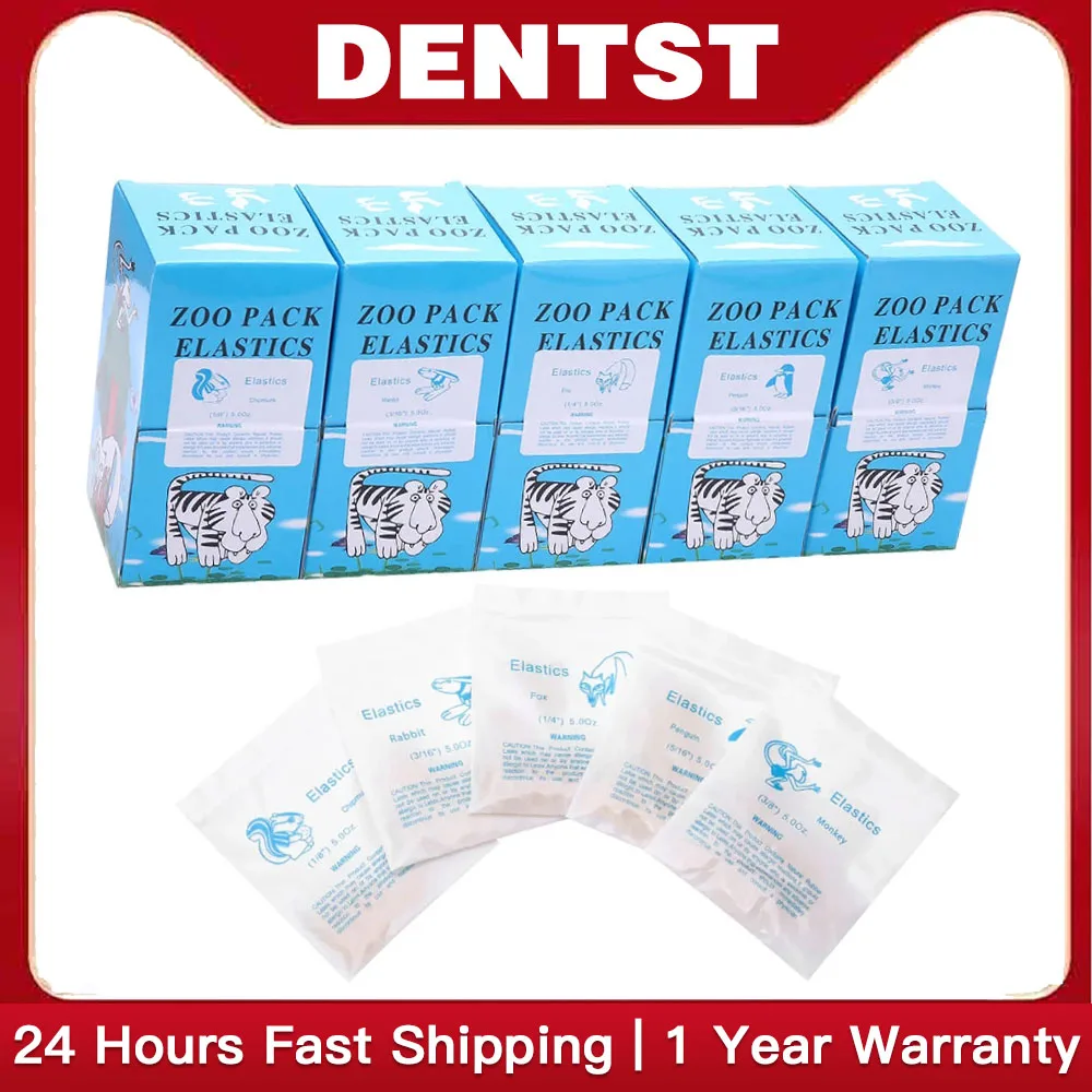 1000pcs  Dental Orthodontic Rubber Band Ligation Ring Elastics Latex Braces Animal Traction Rings Dentistry Product Tools