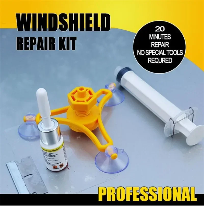 Car Glass Repair Kit Windscreen Windshield Window Chip Crack Polishing Tool Quick DIY Repair Tool Fix For All Car Brands