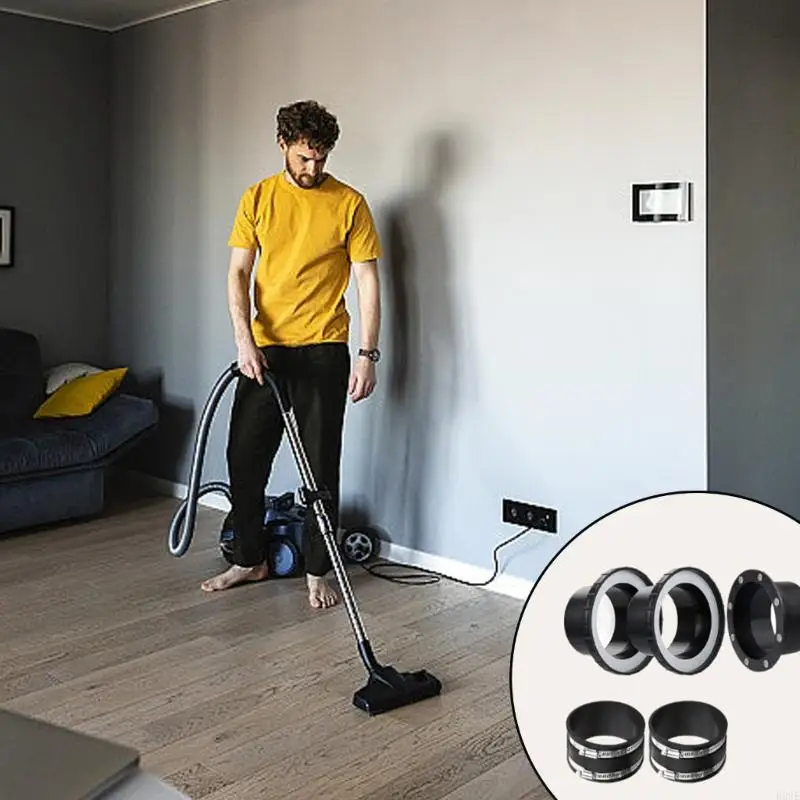 Pack Of 8 Rubber Dust Collection Port Set For 4Inch Hose Workshop Dust System Without Clamps B03E