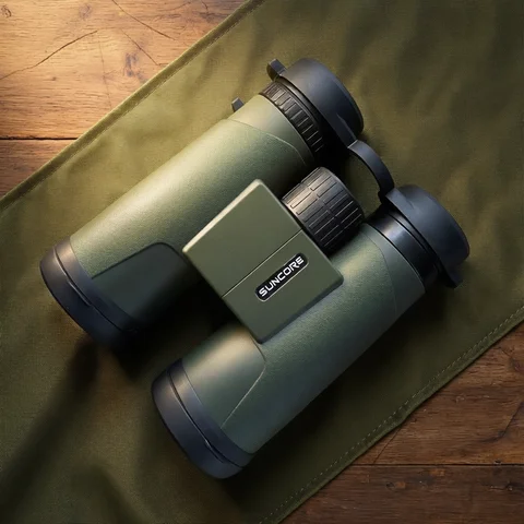 SUNCORE 10X42Green Binoculars - High-Performance, Durable, and Perfect for Outdoor Adventures