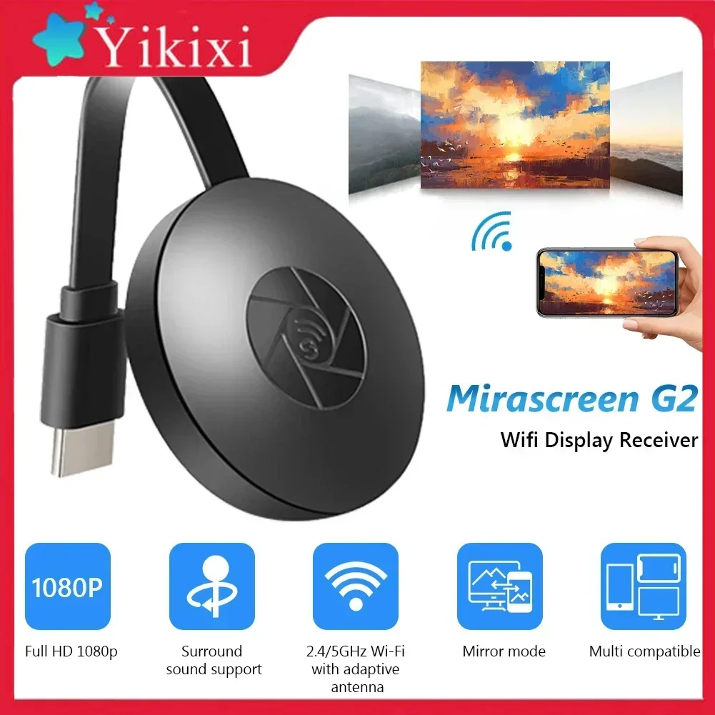 HD 1080P TV STICK Mirascreen Digital HDMI-compatible Media Video Streamer TV Stick Smart TV Dongle Wireless WiFi Display Dongle