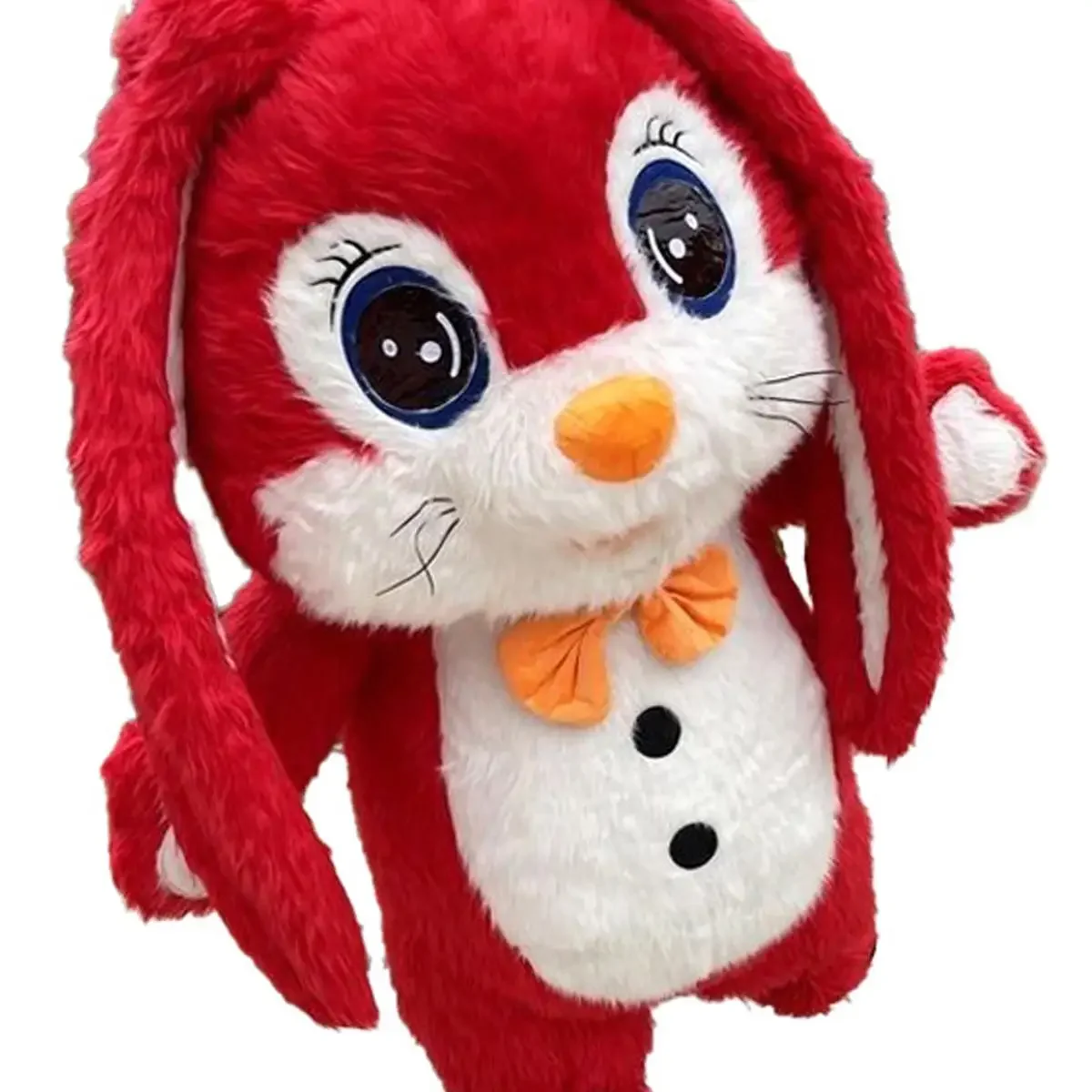 MINISO أفخم نفخ أرنب زي التميمة أرنب عيد الفصح تفجير وتتسابق للبالغين هالوين كرنفال فستان حفلة تنكرية