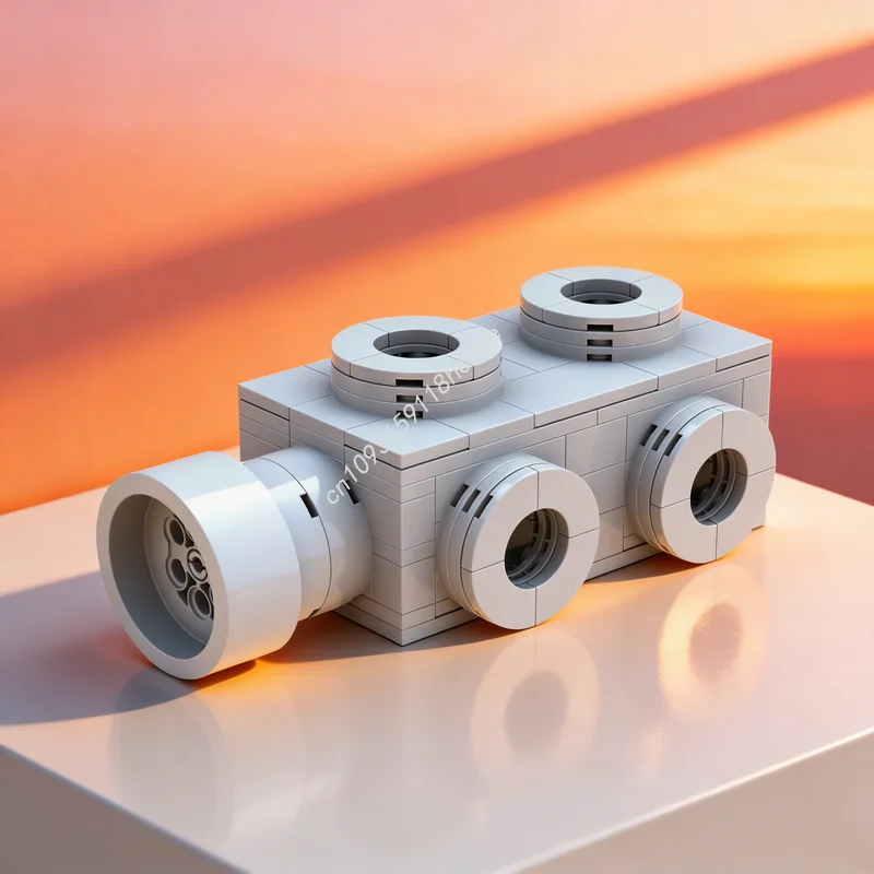 

Набор строительных блоков MOC System, 139 деталей, увеличенный размер, 1x2, 3 шпильки, для моделирования, конструктор, креативный подарок на Рождество, развивающая игрушка