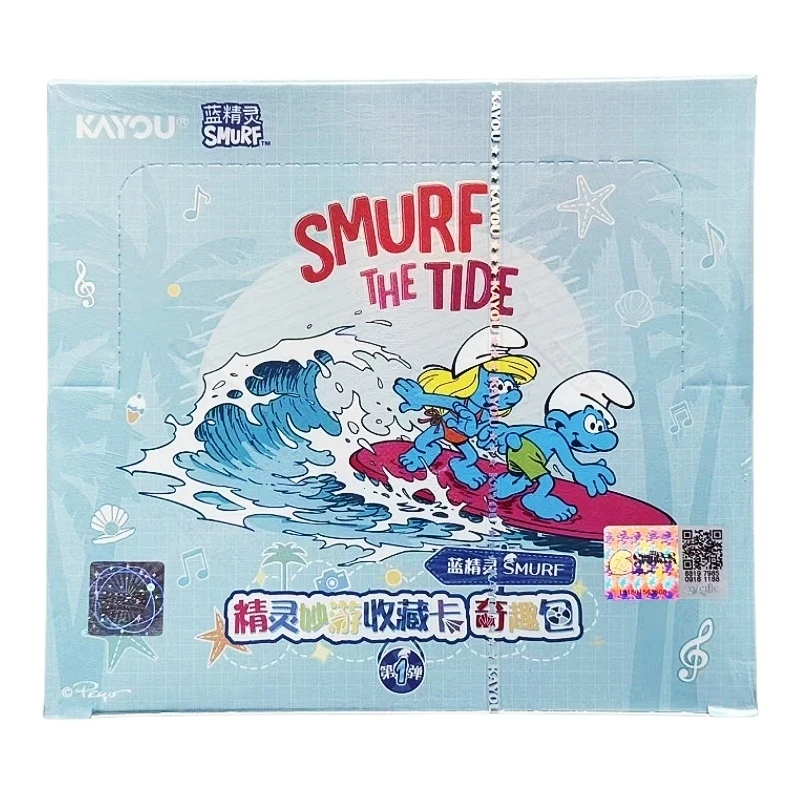 KAYOU-colección de personajes de Anime The Smurfs Gargamel, tarjeta de Hobby, juguete familiar Happy Home, regalo para niños