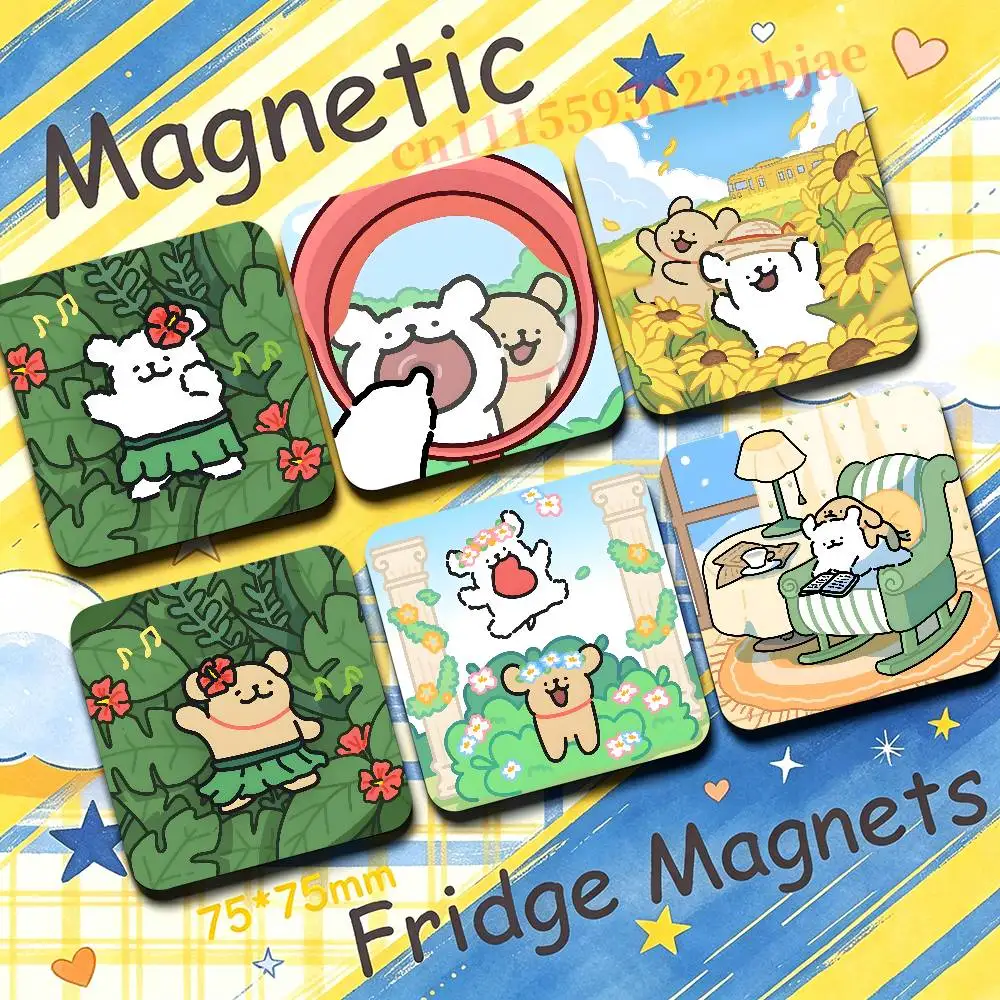 M-Maltese Refrigerator Magnets the Perfect Choice for Home Create Warm Cozy Home Decor Gifts